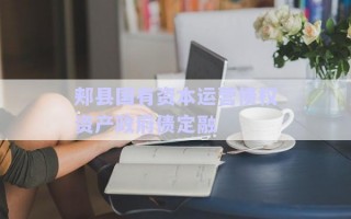 郟縣國有資本運(yùn)營債權(quán)資產(chǎn)政府債定融