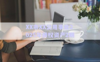 XX市XX公用事業(yè)2025年債權(quán)資產(chǎn)2期 XX市XX公用事業(yè)2025年債權(quán)資產(chǎn)2期