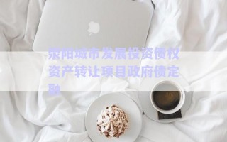 滎陽城市發(fā)展投資債權資產轉讓項目政府債定融