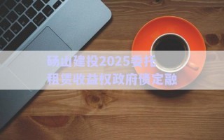碭山建投2025委托租賃收益權(quán)政府債定融 碭山建投2025委托租賃收益權(quán)政府債定融