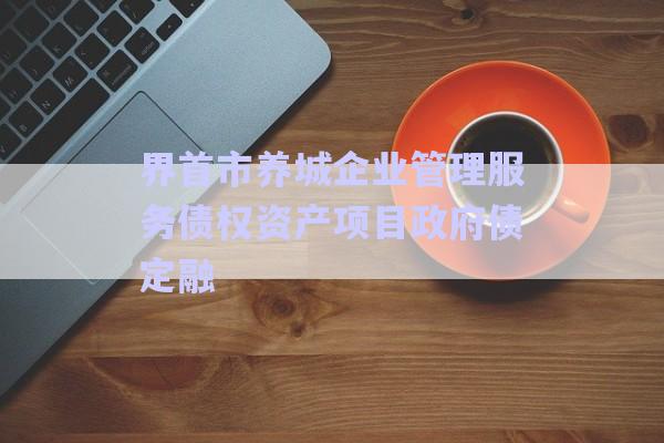界首市養(yǎng)城企業(yè)管理服務(wù)債權(quán)資產(chǎn)項(xiàng)目政府債定融-第1張圖片-政信固收網(wǎng)